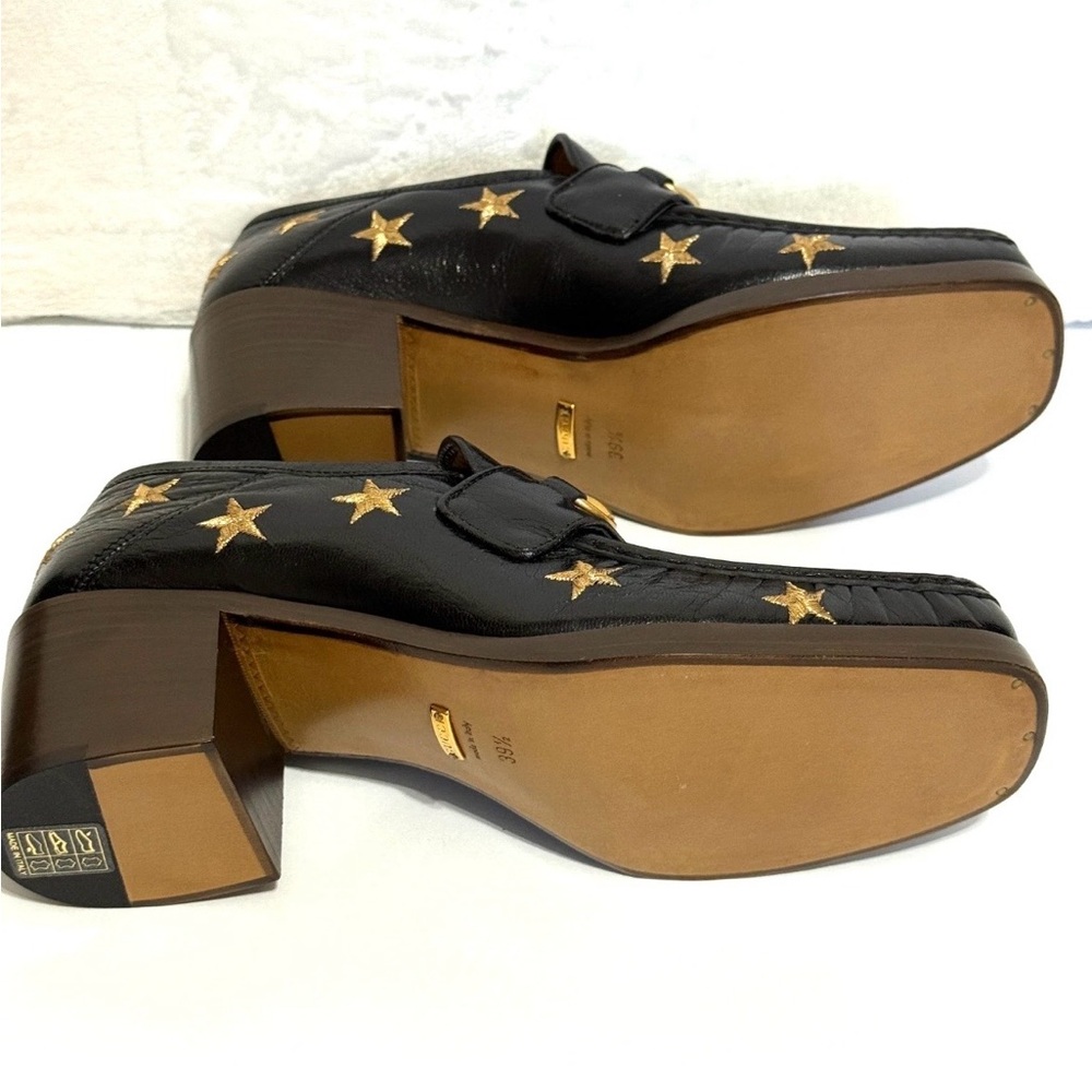 Gucci Horsebit Vegas Loafer Embroidered Stars Loafer Saks Exclusive 39.5 BNWT - Picture 6 of 9